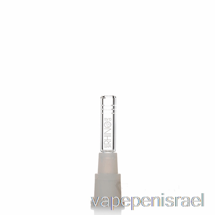 חד פעמי Vape ישראל קרנף לבן היברידי למטה גזע 3 אינץ'